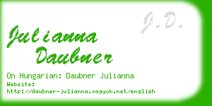 julianna daubner business card